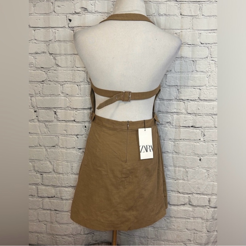 EUC- Zara buckled mini dress-L - Picture 5 of 5